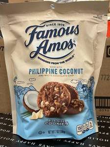 lot 222 image: Famous Amous White Choc Chip Cooklies 6 Bags Per Box