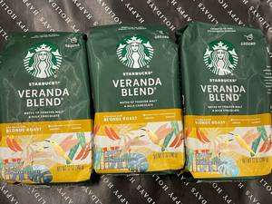 lot 370 image: Starbucks Veranda Blend Ground Coffee 3 Bags