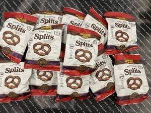 lot 373 image: Dark Choc Pretzels 12 bags