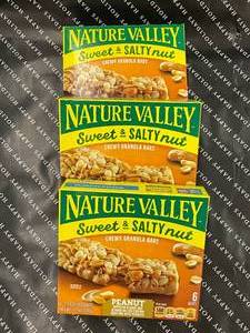 lot 405 image: Nature Valley Peanut Granola Bars 3 Boxes