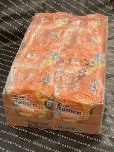 lot 582 image: Top Ramen Chicken Flavot Case 4 X 6 Packs