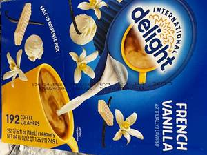 lot 394 image: French Vanilla 192 Coffee Creamers