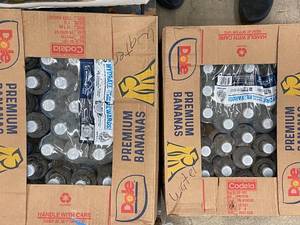 lot 194 image: 2 Large Boxes of random Bottled water