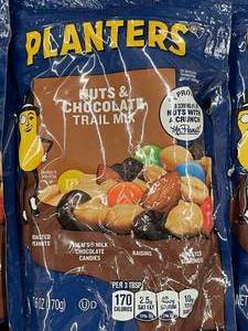 lot 476 image: Planters Nuts and Chocolate Trail Mix 6 Bags