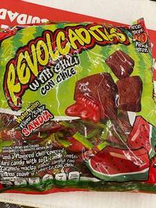 lot 584 image: Revolcaditas Chilli Watermelon Candy 24 1LB Bags