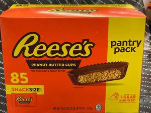 Reeses Peanut Butter Cups Pantry Pack of 85