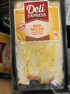 J-K. Deli Express Egg Salad Sanmdwiches Box of 10