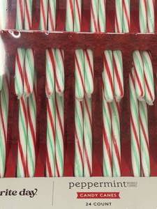 Green Peppermint Candy Canes 3 Boxes of 24