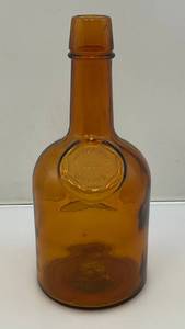 lot 49 image: 1850 Rodger Bros. Salem, NJ. Amber Bottle (Nice Condition)