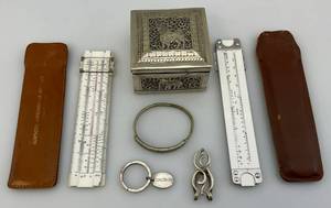 lot 61 image: Misc. Vintage Items Including German Silver & More