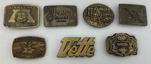 lot 73 image: Vintage Belt Buckles