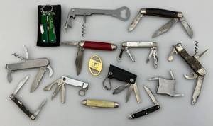 lot 75 image: Vintage Misc. Pocket Knives & More
