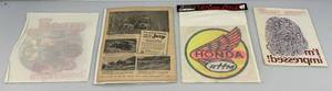 lot 85 image: Vintage JEEP, HONDA T-Shirt Heat Transfers & More