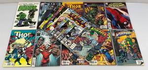 lot 150 image: Misc. Vintage Comics Including HULK & More