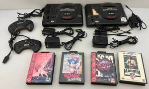 lot 156 image: Vintage Sega Genesis Systems, Games & More