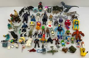 lot 176 image: Misc. Vintage Action Figures Including Sonic Hedgehog & More