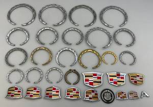 lot 199 image: Misc. Vintage Cadillac Emblems