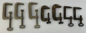 lot 205 image: Vintage C Clamps