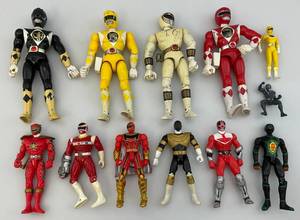 lot 220 image: VintGE Pwer Rangers Action Figures (Pre-owned)