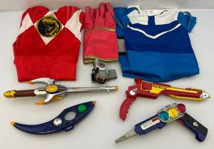 lot 224 image: Vintage 1980s Power Rangers Items & More (Some Missing Pieces)