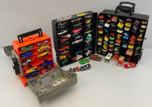 lot 238 image: HotWheel Cases Filled With Misc. Die-Cast Cars & More