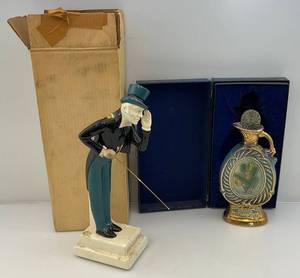 lot 250 image: Vintage Decantors Including I.W.Harper & More