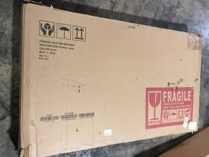 Dining Table in Grey Customer Returns See Pictures