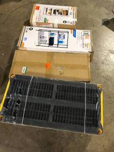 Lot of Assorted Shelving Various Models Sizes and Conditions  Customer Returns See Pictures