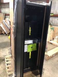 Husky 4-Piece Regular Duty Welded Steel Garage Storage System in Black     Customer Returns See Pictures