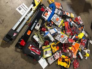 Huge Lot of Assorted Hand Tools and Hardware Various Models and Conditions   Customer Returns See Pictures