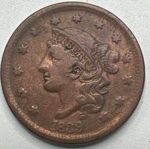 1829 Large Cent Penny
