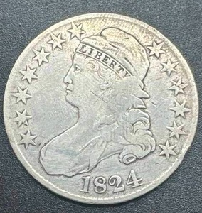 1824 Capped Bust Half Dollar