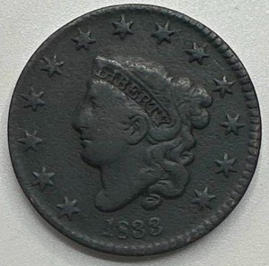 1833 Large Cent Penny