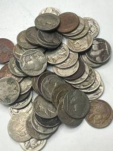 Lot of 50 Buffalo Nickels