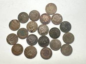 Lot of 20 Indian Head Pennies