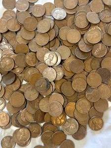 Just Over 2 Pounds Unsearched Wheat Pennies