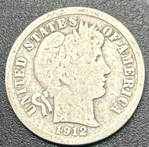 1912 Barber Dime