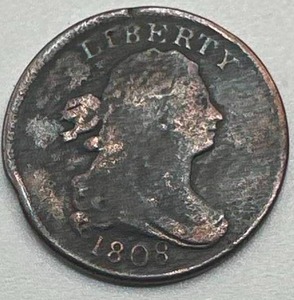 1808 Draped Bust Half Cent