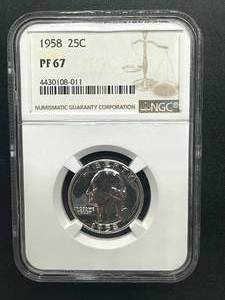 1958 Proof Quarter PF67