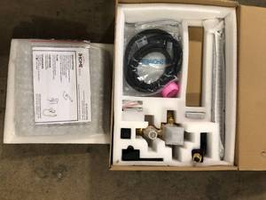Parrot Uncle Torrence Single-Handle Square High Pressure Shower Faucet with Rough-In Valve in Matte Black see pictures
