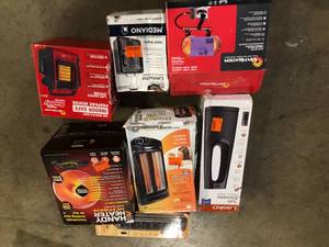 Lot of assorted Heaters various models and conditions customer returns