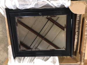 Home Decorators Collection Newport 24 in. W x 28 in. H Rectangular Medicine Cabinet with Mirror see pictures
