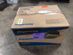 Panasonic WhisperCeiling 290 CFM Ceiling Surface Mount Bathroom Exhaust Fan customer return see pictures