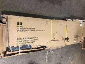 96 Stainless Steel Worksurface