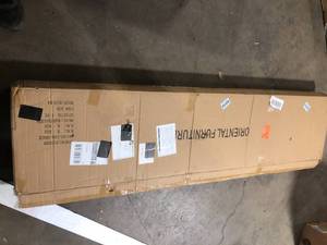 Oriental Furniture 6 ft. Printed 4-Panel Room Divider customer return see pictures