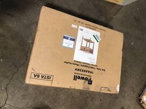 Relaxed Vintage Nightstand with Drawer customer return see pictures
