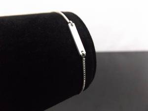 .925 Sterling Silver ID Bolo Bracelet