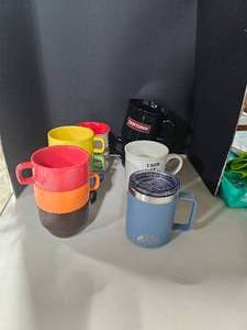 Lot of World Market & Various Coffee Mugs