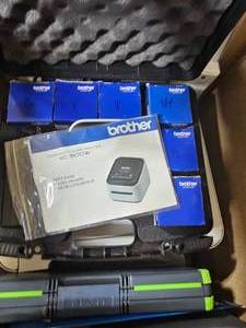 Epson Printer, Brother Label Printer & Misc Office Supplies