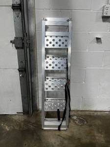 Aluminum Motor Bike Ramp w Tie Down 47 Folded